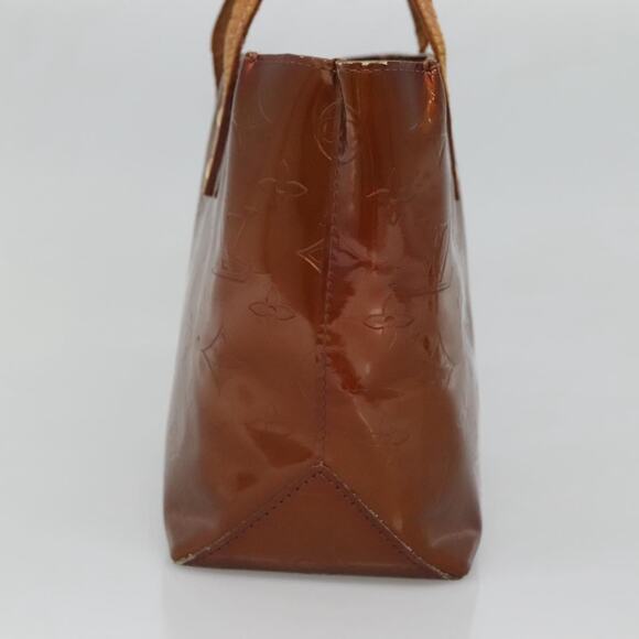 LOUIS VUITTON Monogram Vernis Reade PM Hand Bag Bronze M91146 - Picture 4 of 12